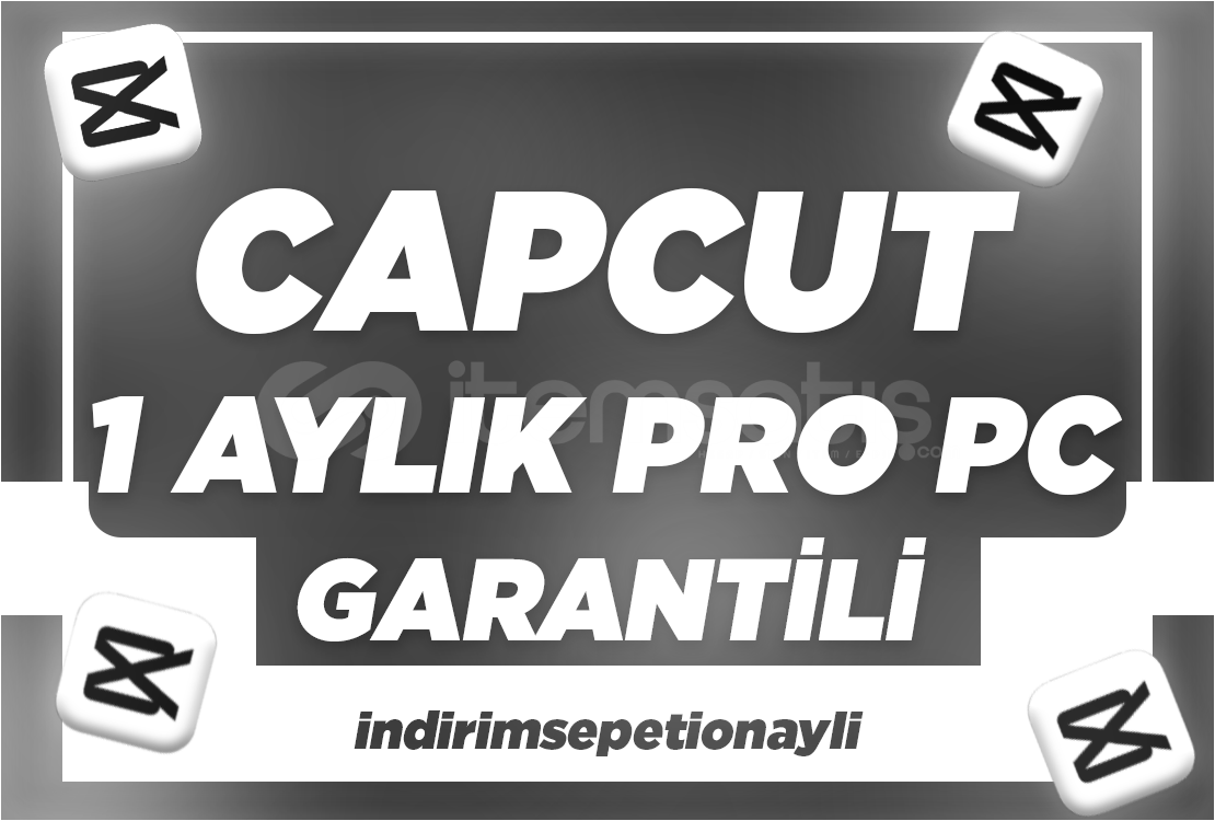 Kişisel Capcut PRO PC Kişisel hesap 1 Ay Kişisel Capcut PRO PC Kişisel hesap 1 Ay