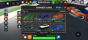 Car Dealership Tycoon (Görseldeki Arabalar)2