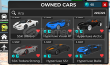 ⭐️Car Dealership Tycoon Limited Arabalar⭐️