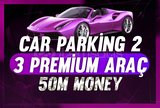 CAR PARKİNG 2 İSTEDİĞİNİZ 3 ARAÇ 50M PARA