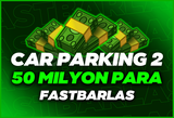 ⭐CAR PARKİNG 2 - İSTEDİĞİNİZ HESABA 50 M PARA⭐