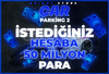 ⭐(CAR PARKİNG 2) İSTEDİĞİNİZ HESABA 50M PARA⭐