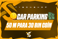 ⭐CAR PARKİNG 30K COİN + 50M PARA ⭐
