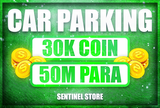 ⭐️CAR PARKİNG - 50M PARA + 30K COİN⭐️