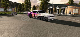 Car parking dodge challenger anime çizimli araç Car parking dodge challenger anime çizimli araç