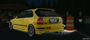 Car Parking Gerçekci Etiket Araba