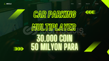 Car Parking Multiplayer 50M Para 30000 Coin 