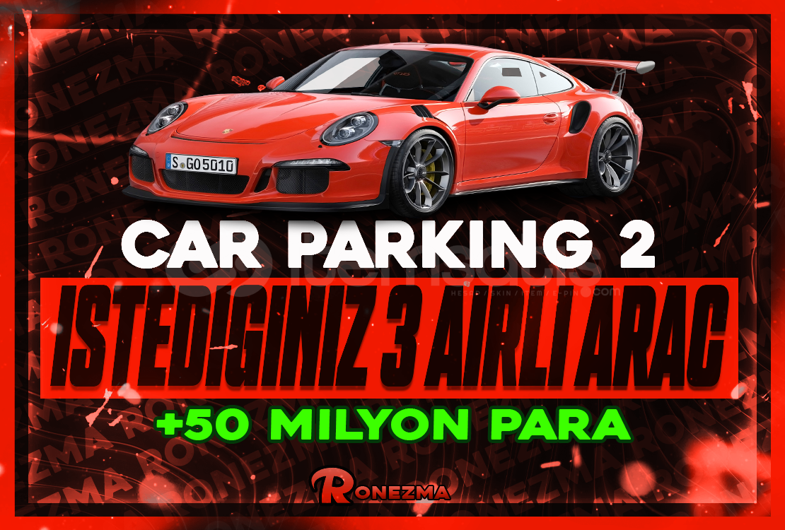 Car Parking2 İstediğiniz 3 Airli Araç +50M Car Parking2 İstediğiniz 3 Airli Araç +50M