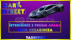 ✅Carx street istediğiniz 3 premium araç✅