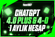 CatGPT 4.0 Plus + GPT-4o + Dall e 1 Aylık |OTO