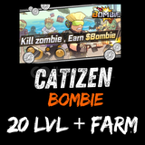 CATIZEN BOMBIE 20LVL REF + FARM BOTU