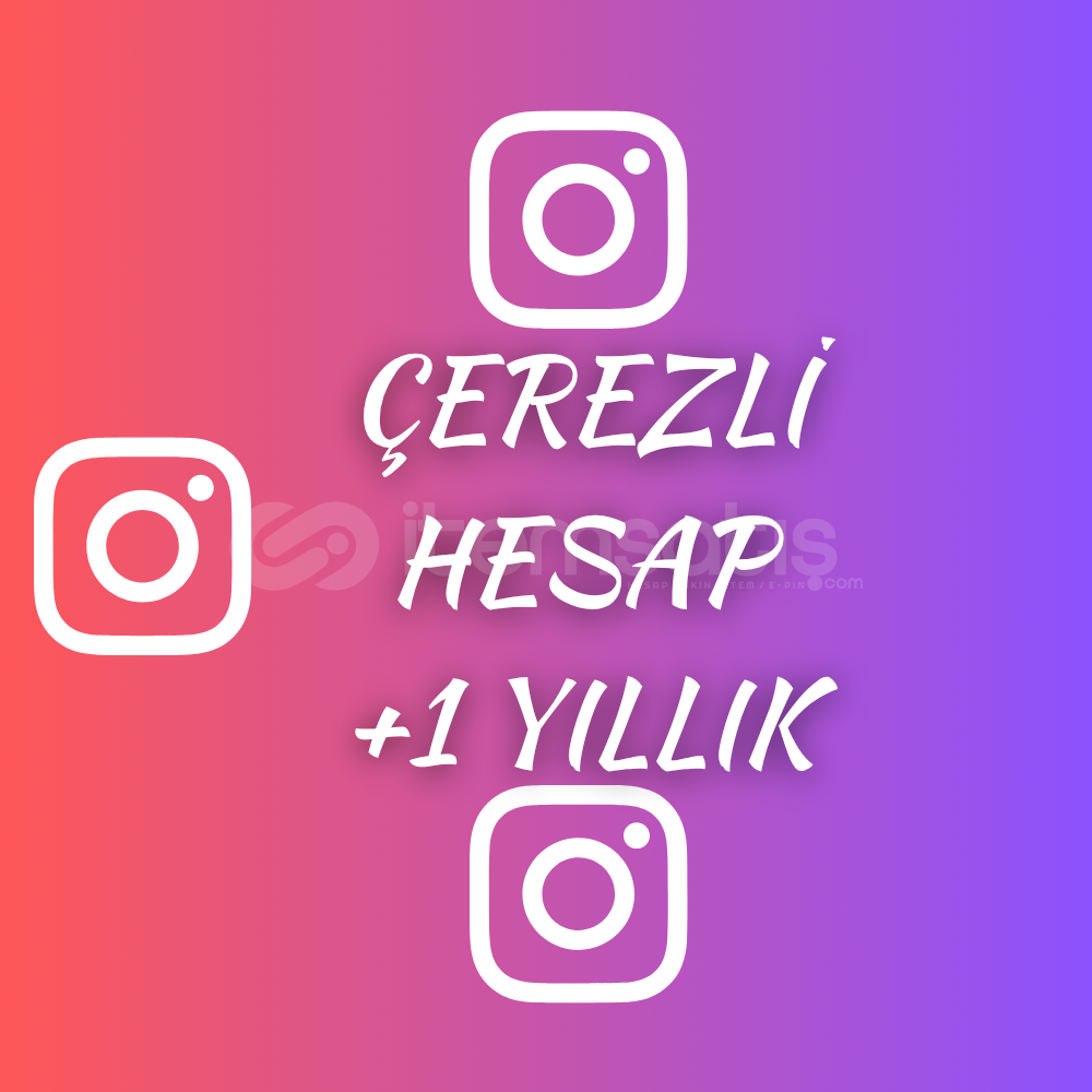 Çerezli İnstagram Hesabı +1 Yıllık Çerezli İnstagram Hesabı +1 Yıllık
