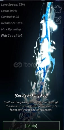 Cerulan fang rod yardımı Cerulan fang rod yardımı