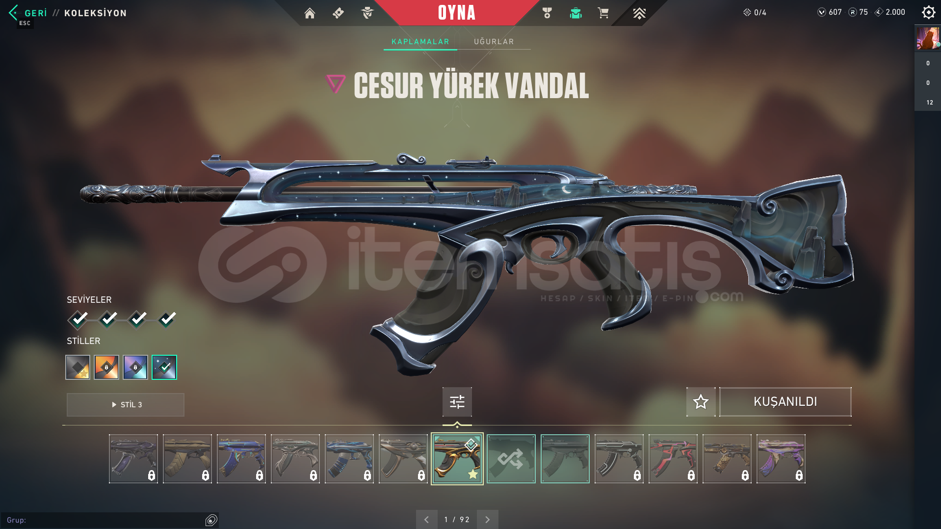 CESUR YÜREK VANDAL İYON PHANTM TR KURULU MAİLLİ CESUR YÜREK VANDAL İYON PHANTM TR KURULU MAİLLİ