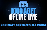 Çevrimdışı Discord 1000 Üye