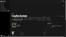 Ceylin Arslan Spotify Artist Hesabı