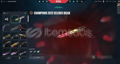 CHAMPIONS 2022 KELEBEK BIÇAK+dolu