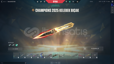  CHAMPIONS 2025 BIÇAK VE VANDAL