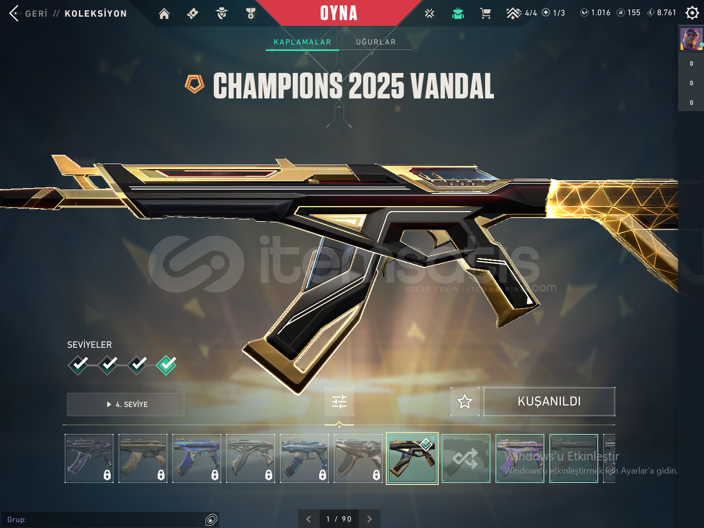 F/P HESAP CHAMPİONS 2025 KAOS PHANTOM VE DAHASI F/P HESAP CHAMPİONS 2025 KAOS PHANTOM VE DAHASI