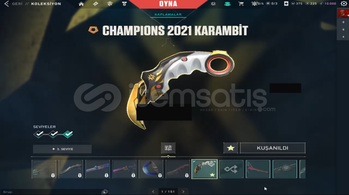 CHAMPİONS 21 FULL SET DOPDOLU HESAP CHAMPİONS 21 FULL SET DOPDOLU HESAP
