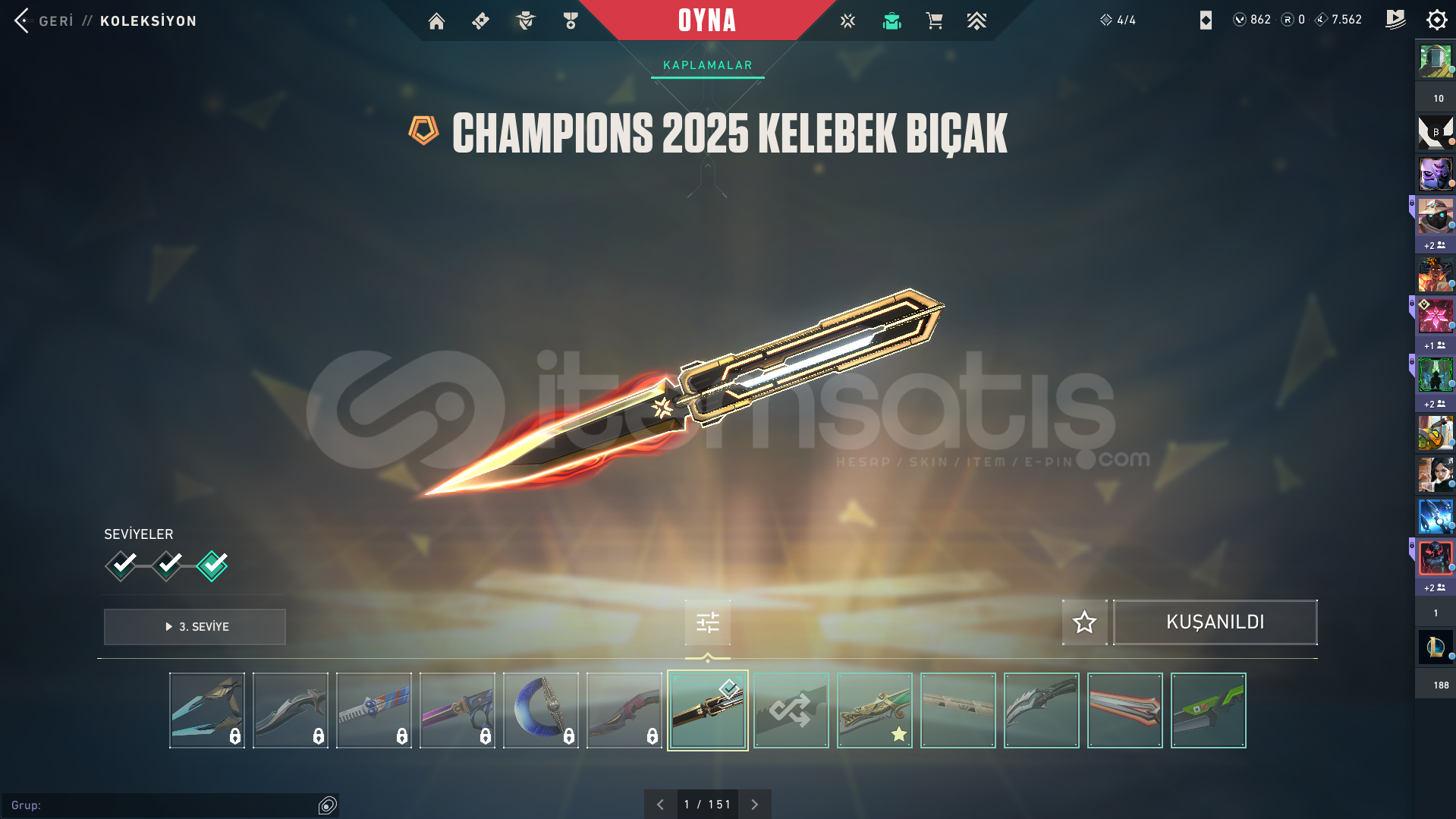 CHAMPIONS 25 SET VE YÜCE HESAP ACİL SATILIK CHAMPIONS 25 SET VE YÜCE HESAP ACİL SATILIK