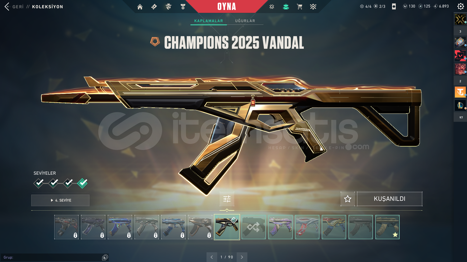 Champions ve kaos setli hesap pazarlık vardır Champions ve kaos setli hesap pazarlık vardır