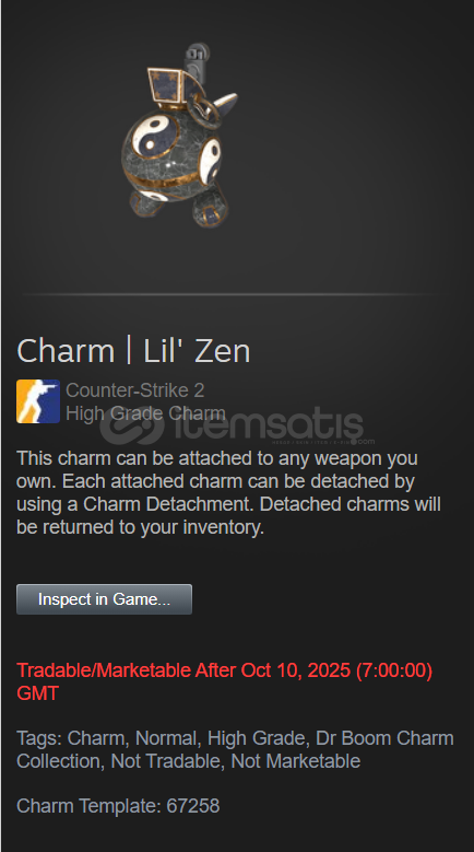 Charm | Lil' Zen Charm | Lil' Zen
