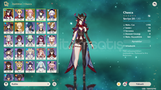 chasca + yae miko starter hesap 21 level