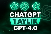 ⭐️ Chat Gpt 4.0 1 Aylık Plus Üyeliği