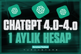 ⚡CHATGPT PLUS 4.0 + 4-o [1 Aylık] ⚡