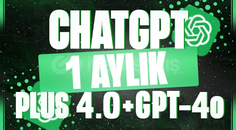 ⭐CHAT GPT PLUS 4.0 [OTO KOD] 1 AY GARANTİLİ⭐
