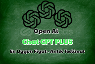 ⭐️[OTO]CHAT GPT PLUS 4.0 ve GPT-4O +DALL-e⭐️