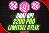 ⚡ CHATGPT 200$ PRO VERSİYON ⭐AYLIK⚡