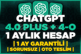 ✅ ChatGPT 4.0 Plus + GPT-4o + Dall e ⭐️