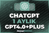 ⭐ChatGPT 4.0 Plus + GPT-4o + DallE [1 AYLIK]⭐