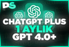 (1 Aylık) ChatGPT 4.0 Plus + GPT-4o + DallE