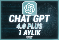 ⭐ChatGPT 4.0 Plus + GPT-4o + DallE [1 AYLIK]⭐