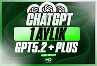 ⭐ChatGPT 5.2 Plus + GPT-5o + DallE [1 AYLIK]⭐