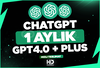 ⭐ChatGPT 4.0 Plus + GPT-4o + DallE [1 AYLIK]⭐
