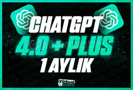 ⭐ChatGPT 4.0 Plus + GPT-4o + DallE [1 AYLIK]⭐