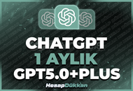⭐ChatGPT 5.0 Plus + GPT-5o + DallE [1 AYLIK]⭐