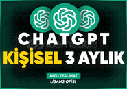 ChatGPT Kişisel - Paylaşımsız - 3 Aylık