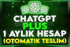 ⭐️CHATGPT PLUS 4.0 1 AYLIK HESAP⭐️