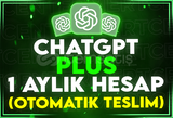 ⭐️CHATGPT PLUS 4.0 1 AYLIK HESAP⭐️