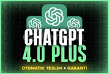 ⭐ChatGPT Plus 4.0 - 1 Aylık Hesap⭐