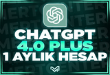 ⭐️CHATGPT PLUS 4.0 1 AYLIK HESAP⭐️