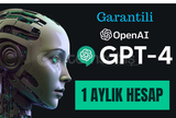 ⚡️ChatGPT Plus 4.0 - 1 Aylık Paket - Garantili