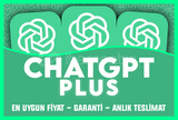 ⭐CHATGPT Plus 4.0 & 4-o 1 Aylık⭐