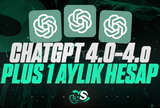 ⭐️CHATGPT PLUS 4.0 + 4-o [1 Aylık] ⭐️