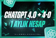 ChatGPT Plus | 4.0 + 4-o | 1 Aylık Hesap